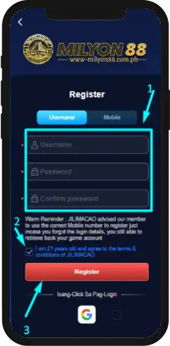 how to register step 3